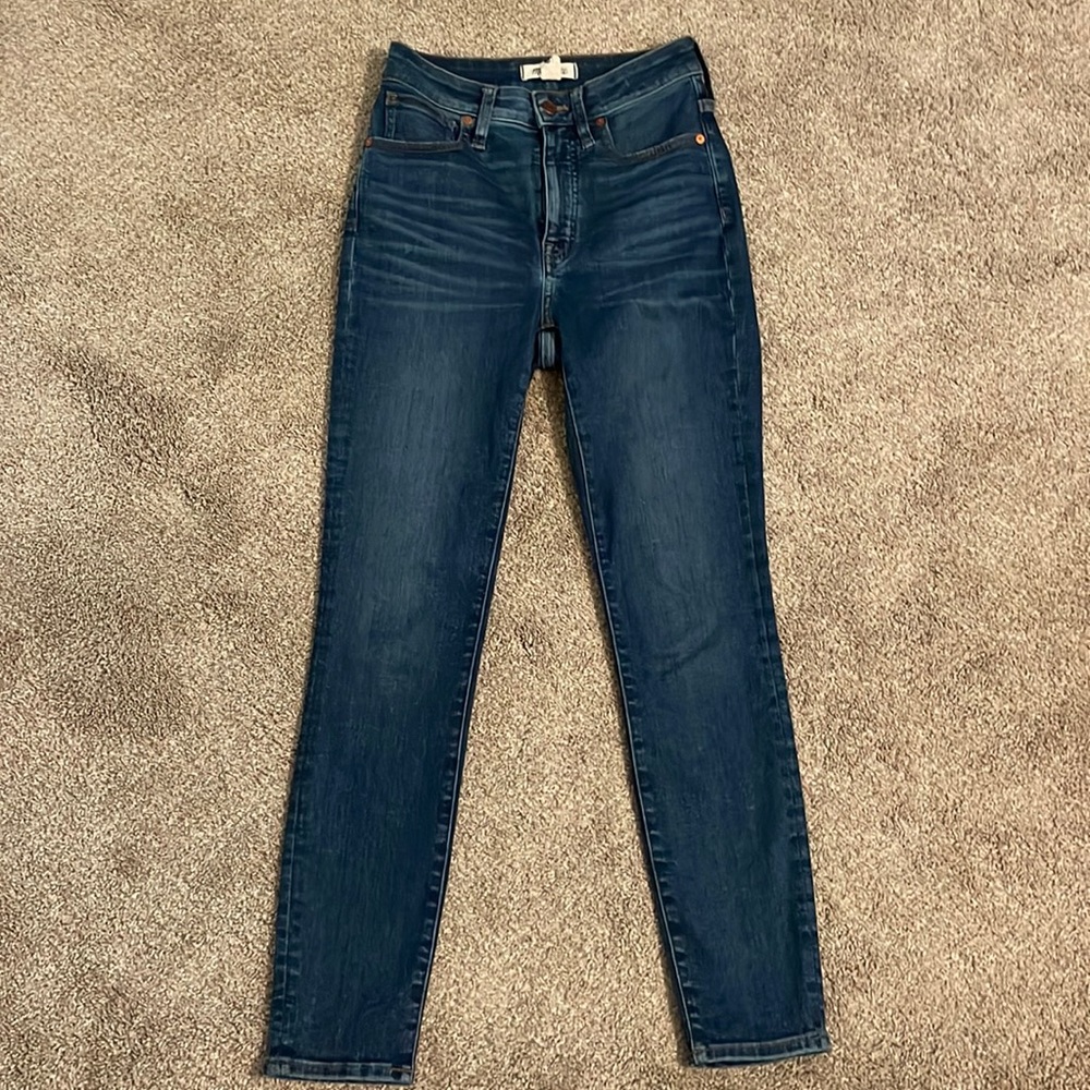 Madewell high rise curvy lanette wash